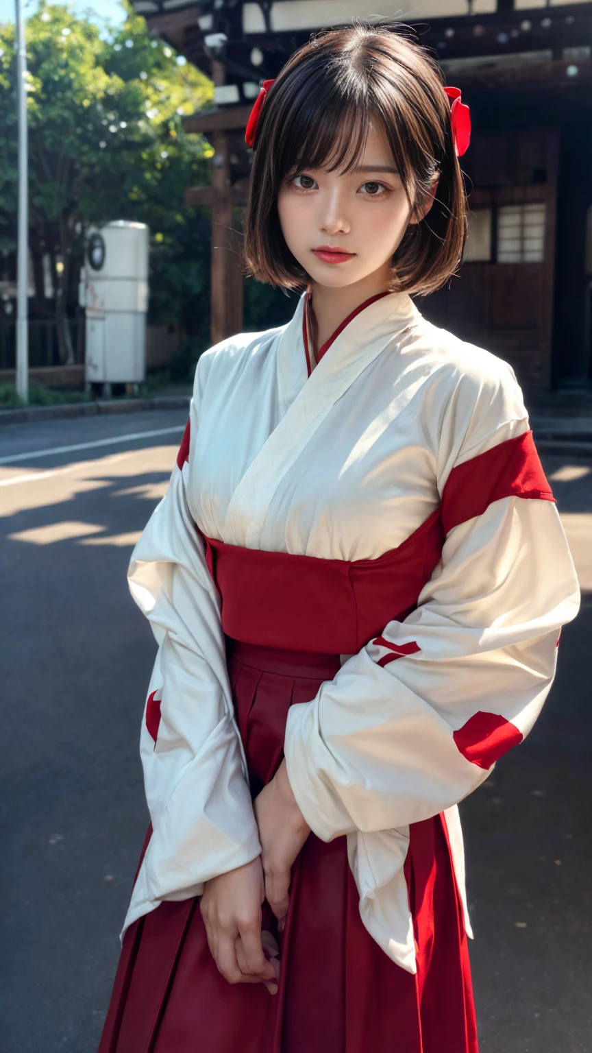 (absurdres:1.3), (highres:1.3), (ultra detailed:1.3),(1girl:1.3), (extremely detailed CG unity 8k wallpaper:1.3), (detailed skin texture, detailed cloth texture, detailed hair texture), (beautiful detailed face, supermodel, pale skin, realistic glistening skin), (RAW photo, best quality), (realistic, photo-realistic:1.4), masterpiece, extremely delicate and beautiful,Amazing, finely detail, extremely detailed CG unity 8k wallpaper, huge filesize, ultra-detailed, highres, absurdres, soft light,rim light, vibrant details, short bob hair, black hair color, Big Natural Color Lip, (perfect body shape), beautiful legs, BREAK (white and red theme:1.4), (fusion of (white kimono tops:1.2) and (red high-waisted maxi length skirt):1.4), (long sleeve:1.3), (kimono-collar:1.2), (red outlines on white kiomno:1.2), (white very short ankle socks:1.2), (Japanese clogs geta:1.2),
crying a little、little smile, Harajuku style、20 year old girl、cute type、ta、open legs