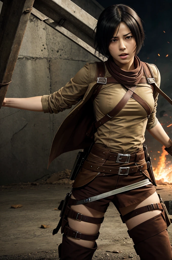 Mikasa attack on Titan