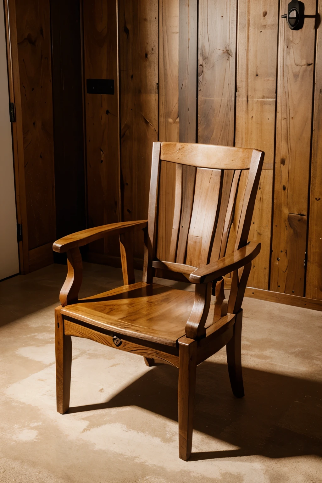 a wooden chair