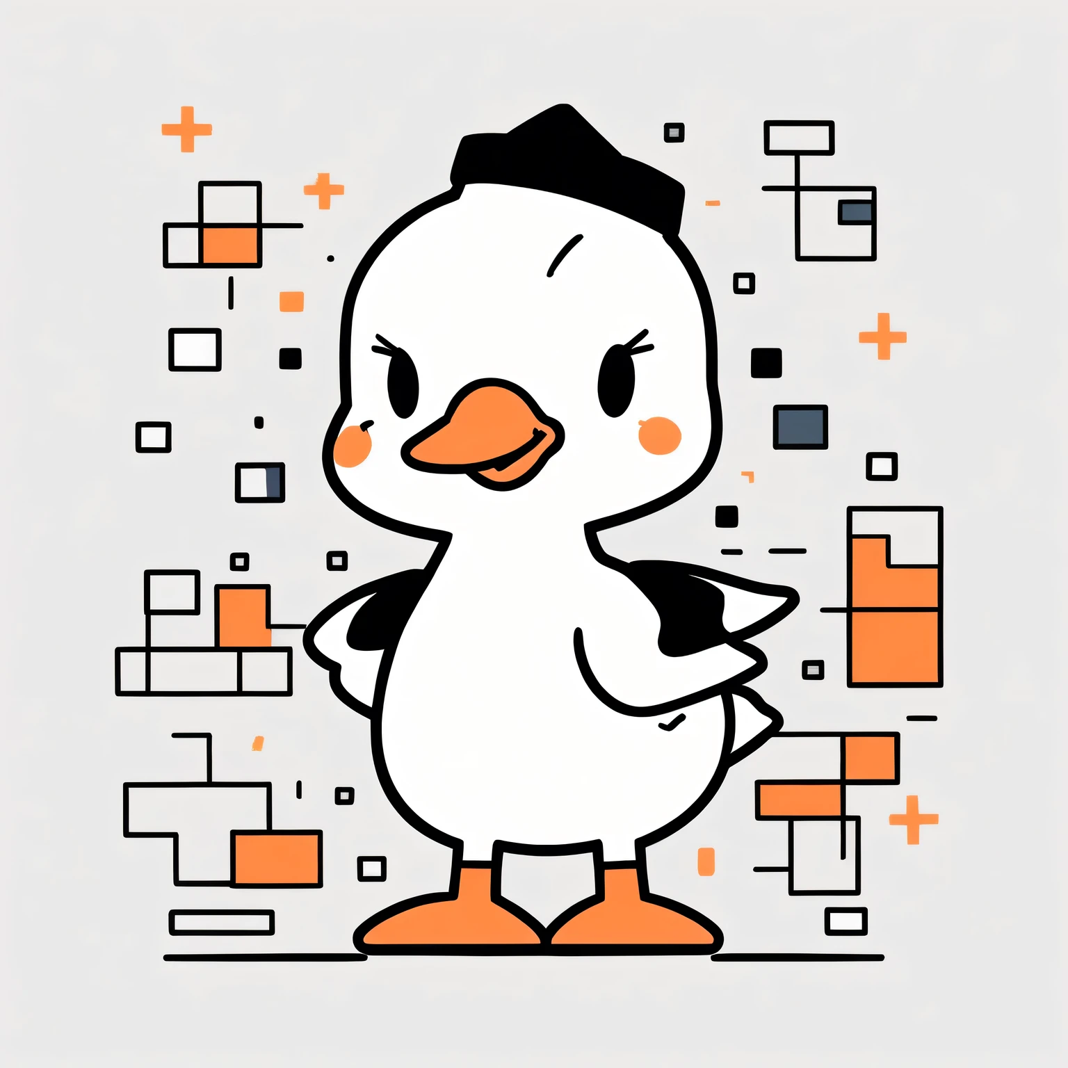 cute little goose