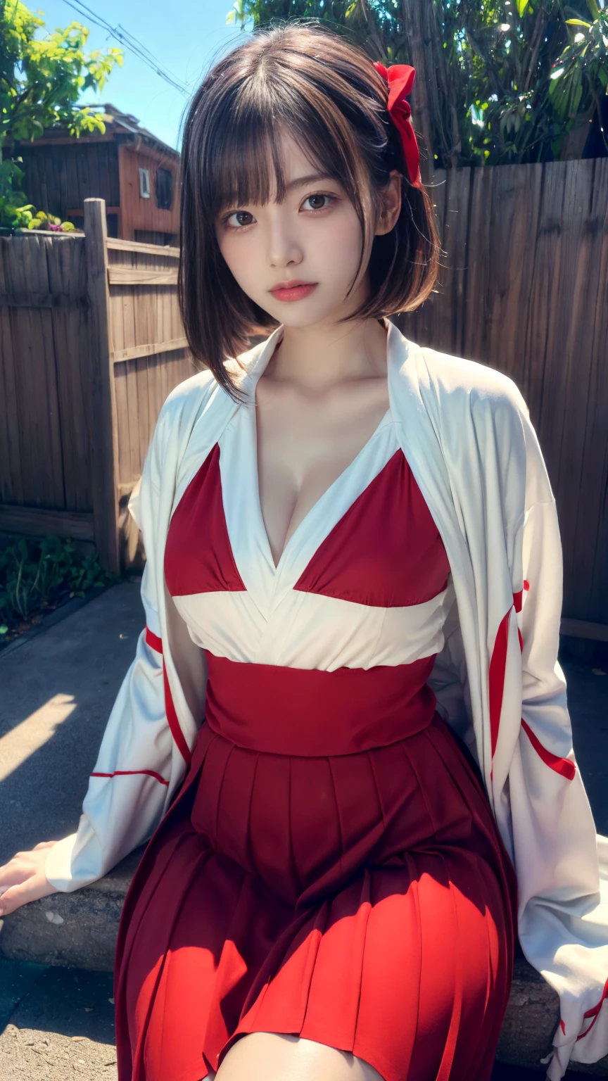 (absurdres:1.3), (highres:1.3), (ultra detailed:1.3),(1girl:1.3), (extremely detailed CG unity 8k wallpaper:1.3), (detailed skin texture, detailed cloth texture, detailed hair texture), (beautiful detailed face, supermodel, pale skin, realistic glistening skin), (RAW photo, best quality), (realistic, photo-realistic:1.4), masterpiece, extremely delicate and beautiful,Amazing, finely detail, extremely detailed CG unity 8k wallpaper, huge filesize, ultra-detailed, highres, absurdres, soft light,rim light, vibrant details, short bob hair, black hair color, Big Natural Color Lip, (perfect body shape), beautiful legs, BREAK (white and red theme:1.4), (fusion of (white kimono tops:1.2) and (red high-waisted maxi length skirt):1.4), (long sleeve:1.3), (kimono-collar:1.2), (red outlines on white kiomno:1.2), (white very short ankle socks:1.2), (Japanese clogs geta:1.2),
crying a little、little smile, Harajuku style、20 year old girl、cute type、ta、open legs
