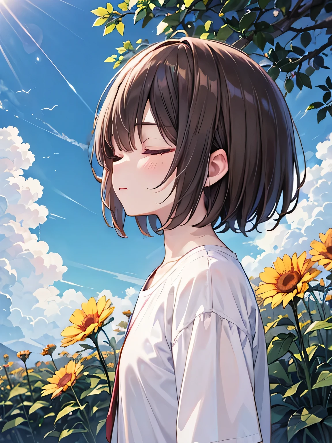 Eyes closed