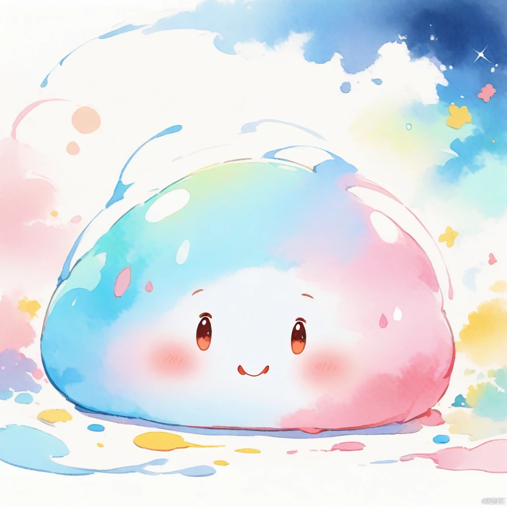 (best quality, high resolution, Watercolor Slime