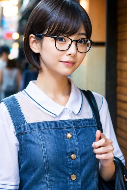 (Standing in a Japanese cafe、Maid café clerk、A girl dressed as a maid、17-year-old girl)、(Realistic、Like a photograph、Live Action、8k, Realistic, RAW Photos, Best image quality: 1.4), Single-lens reflex camera、RAW Photos, Highest quality, Realistic, Highly detailed CG Unity 8k wallpaper, Written boundary depth, Cinematic Light, Lens flare, Ray Tracing, Realistic background、(Wearing maid uniform:1.2、Mini skirt maid outfit:1.4、Apron over skirt:1.5、Over the knee socks:1.2、Thin thighs)、(Carrying coffee)、(short hair、Wear glasses)、Working in a cafe:1.4、((ultra high density skin))、 1 female,Cute Japanese Girl、(whole body:1.5)，Business Smile、Pay attention to the details、Perfect outfit、Earrings、(White skin)、Accurate Arm、Accurate legs、Anatomically correct body、Accurate ?????????、(Composition from the ground)、Super detailed face
