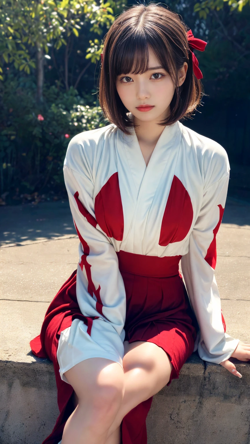 (absurdres:1.3), (highres:1.3), (ultra detailed:1.3),(1girl:1.3), (extremely detailed CG unity 8k wallpaper:1.3), (detailed skin texture, detailed cloth texture, detailed hair texture), (beautiful detailed face, supermodel, pale skin, realistic glistening skin), (RAW photo, best quality), (realistic, photo-realistic:1.4), masterpiece, extremely delicate and beautiful,Amazing, finely detail, extremely detailed CG unity 8k wallpaper, huge filesize, ultra-detailed, highres, absurdres, soft light,rim light, vibrant details, short bob hair, black hair color, Big Natural Color Lip, (perfect body shape), beautiful legs, BREAK (white and red theme:1.4), (fusion of (white kimono tops:1.2) and (red high-waisted maxi length skirt):1.4), (long sleeve:1.3), (kimono-collar:1.2), (red outlines on white kiomno:1.2), (white very short ankle socks:1.2), (Japanese clogs geta:1.2),
crying a little、little smile, Harajuku style、20 year old girl、cute type、lolita、open legs