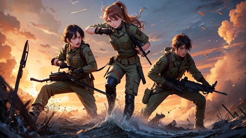 Fierce fighting on the front lines of modern battlefields