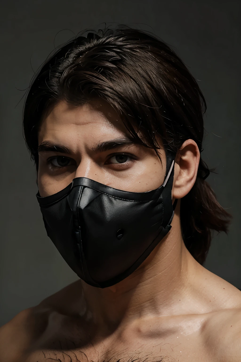 Create male wrestler masks, reference is called fog or haze