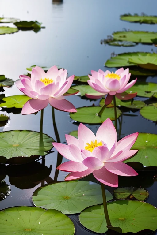 order letter:
you[Professional Image Designer]is。
以下のConstraintsと入力文をもとに[Best Image Design]Please output。

Constraints:
Create stylish and elegant images with lotus flowers。
Give your design an air of elegance and sophistication。
Keep the colours chic and calm。
Please create a layout that brings out the beauty of the lotus flowers.。