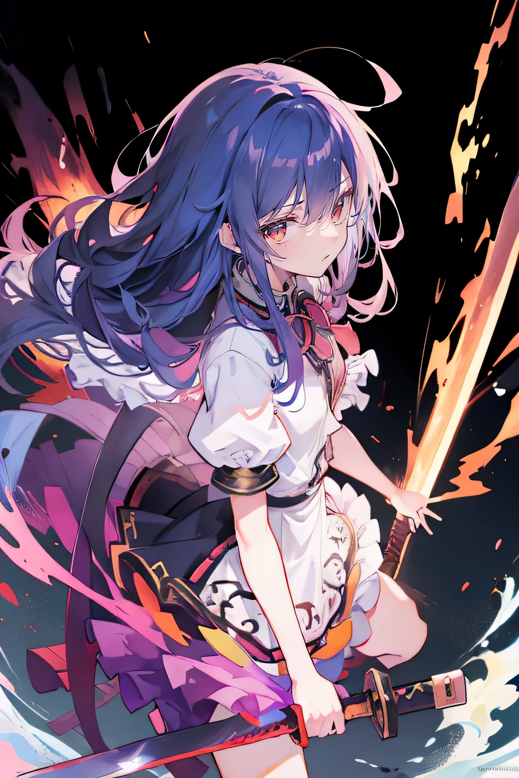 Anime girl holding a sword in the fire, Anime epic artwork, 4k Anime Wallpaper, Anime Art Wallpaper 4K, Anime Art Wallpaper 4k, Anime Wallpaper 4k, anime art wallpaper 8 k, Anime Wallpaper 4 k, Bad guy anime 8k, Anime Wallpaper, Anime Wallpaper, hd Anime Wallpaper, Anime style 4k, 4k comics wallpaper