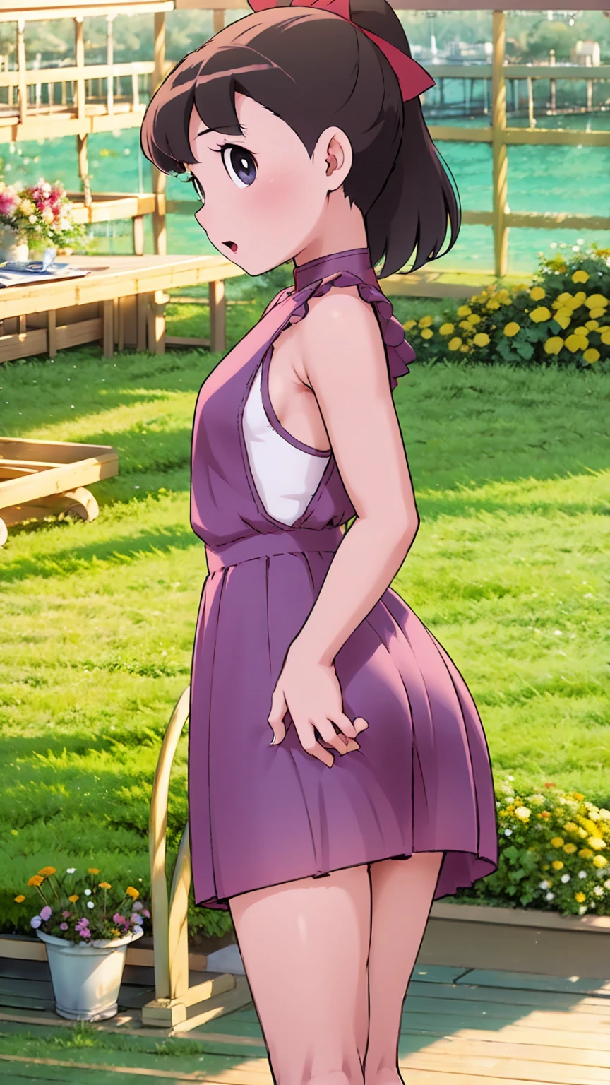 realistic, 1gril, per HD, 12k, wearing Allstars shoes, slim body, rather big body, big round breasts, no clothes, beautiful breasts, looking at the camera, sitting on the sofa, long black hair, facial details, detailed person, body details, clothing details, hair details, body details, body details, breast details,  details, clothes, eye details, sweat details, water details, pose (knees bent and legs wide apart) whole body