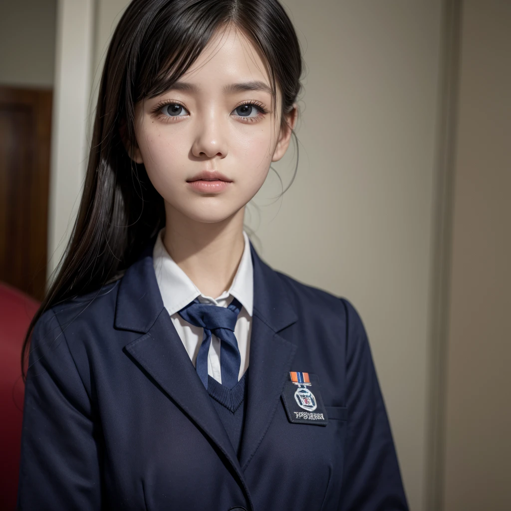 Woman with micro uniform