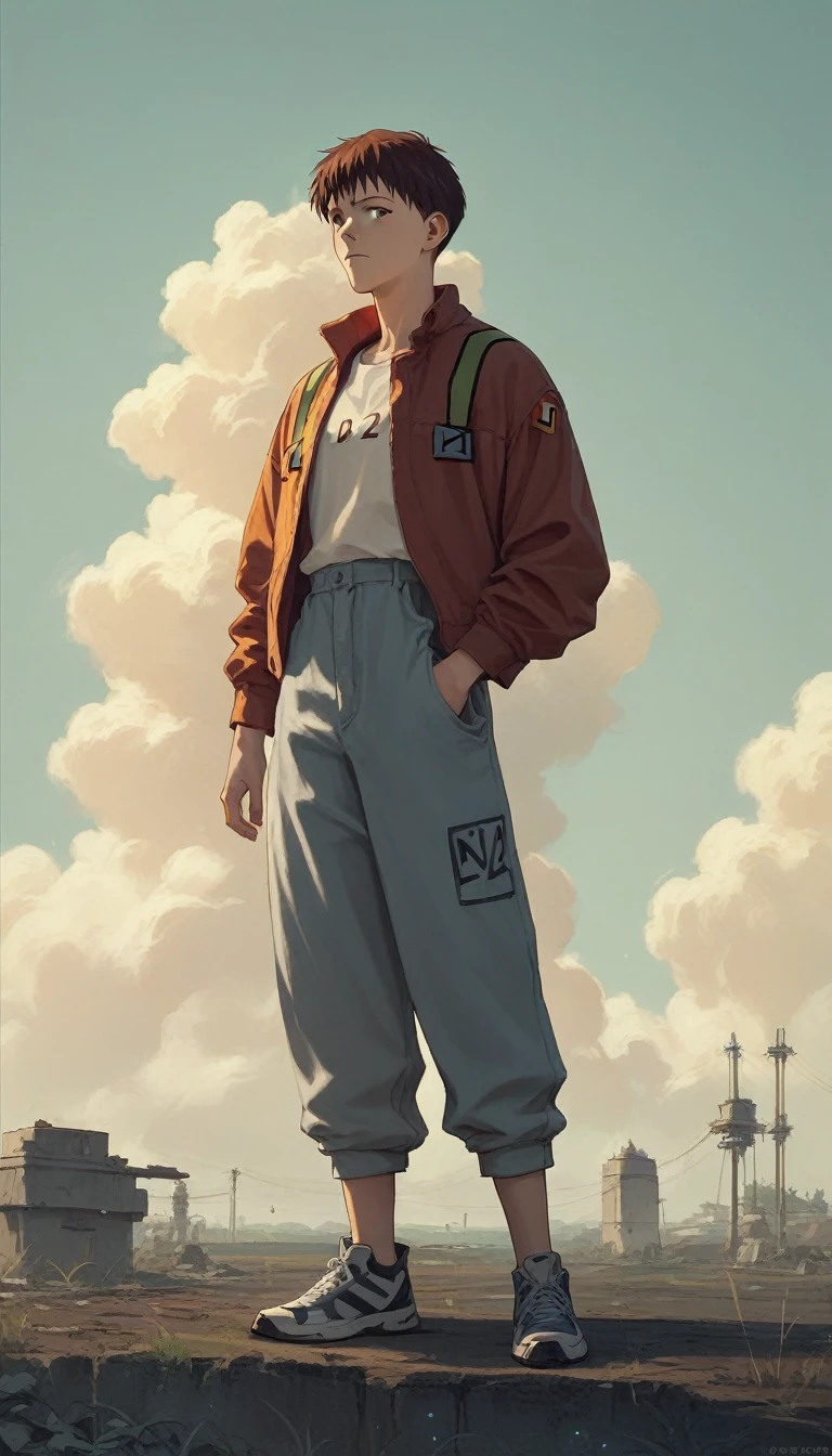 Evangelion style Mecca, in the apocalypse 