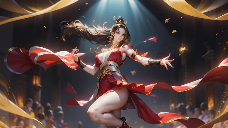 high quality,HD,16K,Sharp Line,1 Girl,fantasy, (Fire Spirits),Pretty Face, Large Breasts, Beautiful legs,In the mountains,Focus Girl,detailed Pretty Face,Detailed clothes,beautiful eyes,Cool,Sexy,Dynamic Angle,穿着华服的神明Strike a pose拍照, Ancient mysterious sexy goddess, Traditional beauty woman, Beautiful female warrior god of war , Beautiful sexy goddess, Gorgeous role-playing, high, Beautiful young girl, Beautiful woman, 华丽Beautiful woman, Complex clothing,Chinese Mystical Aesthetics, Beautiful Asian ancient mysterious girl, Extremely detailed shot of the goddess, Jaw-dropping sexy beauty, Big breasts deep neckline sexy belly button(butt), (bedroom), (Sexy Girls), masterpiece, best quality, Bangs, blush, Chest, clavicle, Eyebrows visible through hair, (Gradient red and gold hair), Jewelry, Long hair,Bright Eyes, ring, (solitary), illustration, fashionable, miss, Strike a pose, background, element, confident, Express, Accessories, majestic, striking, key point, Dynamic poses, ((plump)), (black))Woman in transparent dress,Viewer,(((Full breasts, Keeley University))),Slim waist,(Navel exposed,Bare waist), Long hair, extreme detailed details, 详细的fantasy艺术, Stunning character art, Beautiful and exquisite character art, Beautiful transparent dress, Very detailed, Large Breasts,Chest,Golden ratio figure,Beautiful figure,Ultra wide-angle shooting,Full body shot拍摄,Body close-up,Full body shot,Wearing a pleated tulle skirt,柔和动漫illustration, 柔和的深色background,Fujifilm XT3 Clear focus, f 5.6, High Detail, Clear focus,(Wearing openwork clothing),, (Natural light), (Tempting)translucent, Good velvet quality, Compared, Divine Light,, Silver hair, 天空background, Absolute Strength,Female Shinmei,穿着性感丝绸的Female Shinmei,,Large Breasts,Chest,Golden ratio figure,Beautiful figure,Ultra wide-angle shooting,Full body shot,Body close-up,Full body shot, Wearing a tulle dress, Model shooting style, Large Breasts,饱满Chest,Golden ratio figure,Beautiful figure,(Extremely detailed CG 8k wallpaper unit), The most beautiful artistic photos in the world, , 8K 超HD, ) on the beach,Sexy lazy posture,Sexy seductive expression,best quality,masterpiece,Ultra-high resolution,(Practical:1.4),original photo,Ultra-high resolution