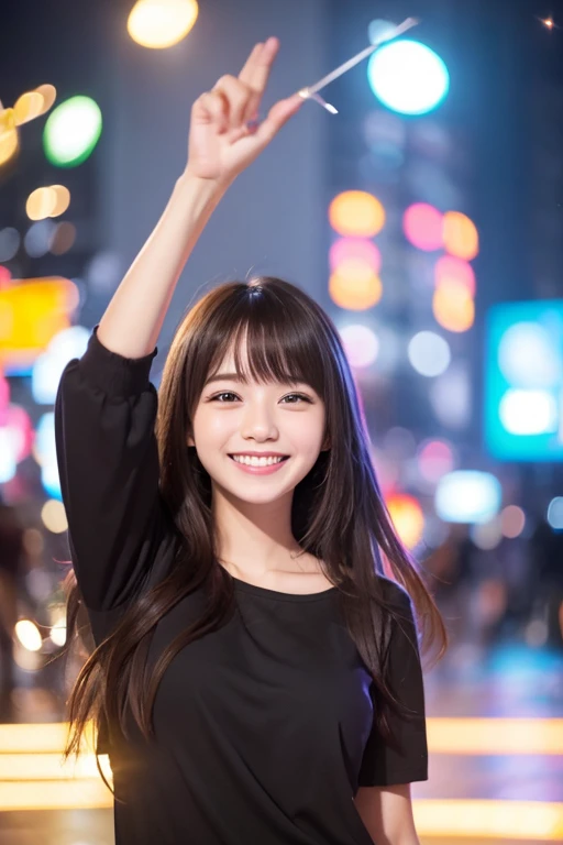 Highest quality、Happy expression、The moment my wish came true、smile、Happy times、Background blur