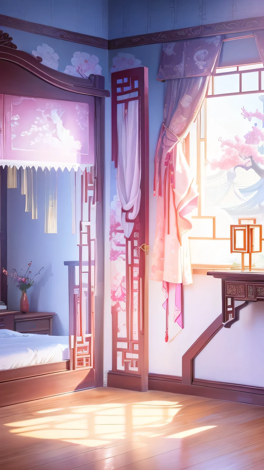 Chinese Tang Dynasty Boudoir,bedroom,Chinese Boudoir
