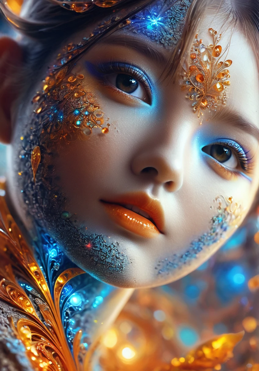 masterpiece,high quality,soil elements,sand,(1 Girl),Extremely detailed,(Fractal Art:1.3),rich and colorful,The most detailed,(a girl made of sand),8K,The art of math,Macro photos,quantum dots,Clear focus,Hidden Shot,Movie,Micro World,(Upper thigh shot),Front view,