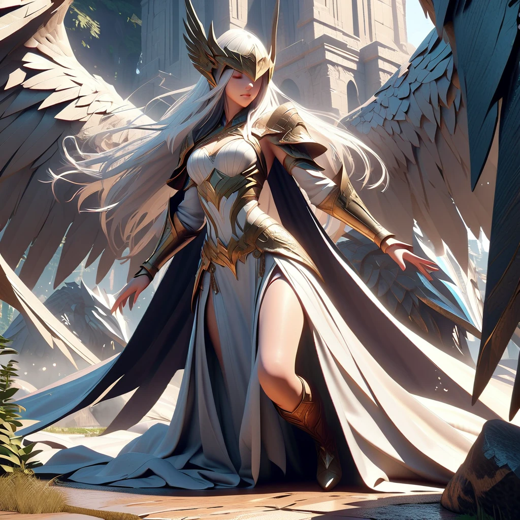 ((best quality)), ((masterpiece)), (Very detailed:1.3)3d,tanjoreai , Amidst a realm of enchantment and mythical wonders, story (hero:1.1) and (Actress:1.2) Expand. Neste reino, Ancient prophecies foretell the rise of a chosen warrior,He will confront a force that threatens to plunge the world into eternal darkness.. The path to victory lies scattered across exotic and otherworldly landscapes, from mist-shrouded forests to towering crystalline peaks and (ethereal floating islands:1.1).Take advantage of mystical art, (poderosos bruxos:1.1) Casting a Spell,Weaving intricate magical patterns, albeit (Elf Archer:1.1) Shoot an arrow of ancient power. (Dwarf blacksmiths craft legendary weapons:1.1) imbued with the essence of mythical creatures, Able to defeat the most powerful enemies.The hero embark on a perilous quest, guided by ancient scrolls and cryptic riddles. On their journey, they encounter wise mystics, shape-shifting creatures, and (feiticeiras misteriosas:1.1) People with knowledge.As the hero traverse the realms, ancient ruins and forgotten temples reveal long-lost secrets and powerful artifacts. The clash of steel and the crackling of (magic energy:1.1) Echoing on the ancient battlefield, The fate of the world hangs in the balance. The hero must summon unwavering courage, unwavering unity, and unlock their true potential to overcome seemingly insurmountable odds and fulfill their heroic destinies.Neste reino of high fantasy, where the realms of magic and technology intertwine, where legends are born and (epic:1.2) sagas Expand, where hero rise and villains fall, embark on a grand adventure that will captivate the imagination and transport you to a world where anything is possible,HDR (High Dynamic Range),Ray Tracing,nvidia RTX,Super Resolution,Unreal 5,Subsurface scattering,PBR Textures,Post-Processing,Anisotropic filtering,Depth of Field,Maximum clarity and sharpness,Multi-layer text