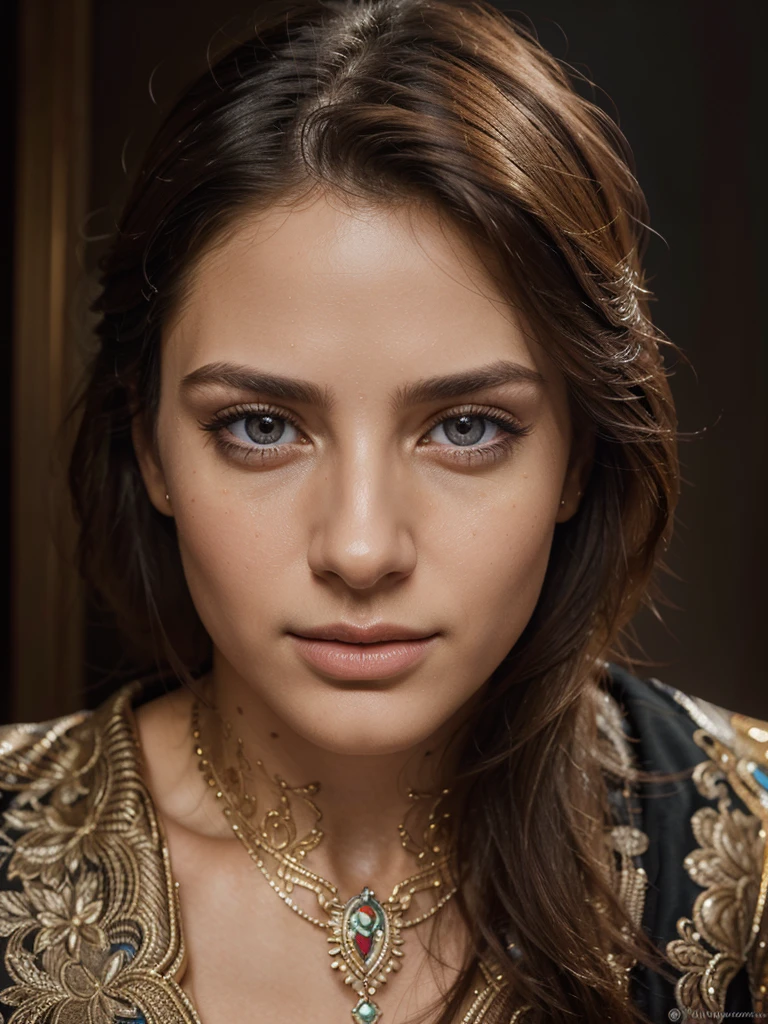 (realistic:1.2),detailed guy with beautiful eyes, vibrant colors, professional portrait, fine oil painting, soft lighting, intricate details, high resolution, studio-quality, realistic skin texture, captivating expression, elegant pose, vivid background, lifelike rendering