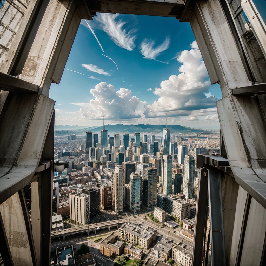 heaven, angels, god, city in the sky