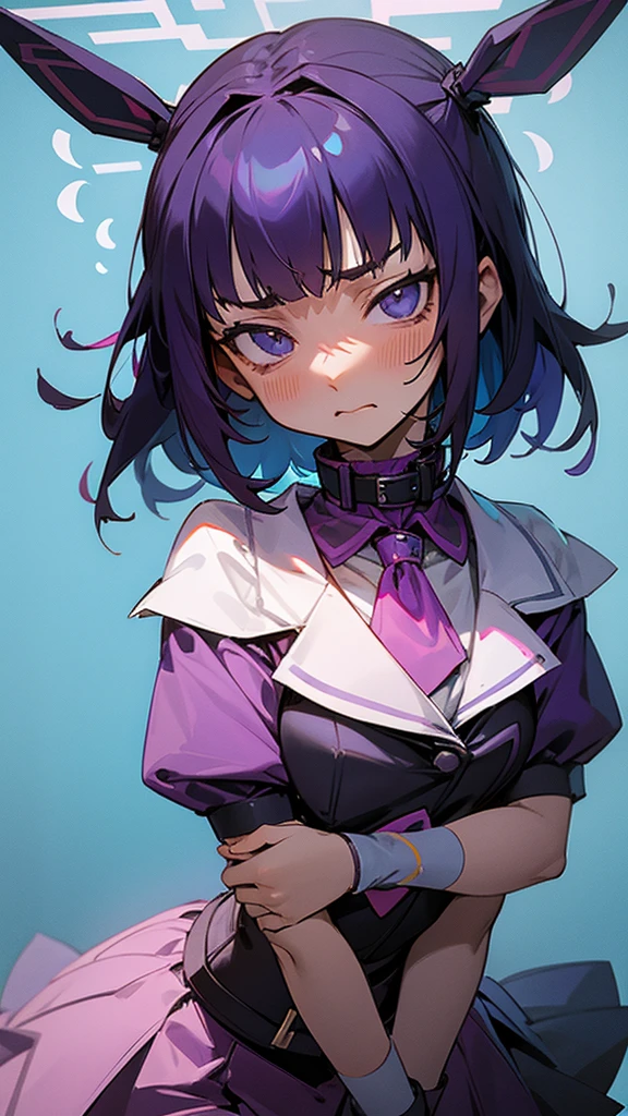 Blue Archive Ako Collar Humiliation Face