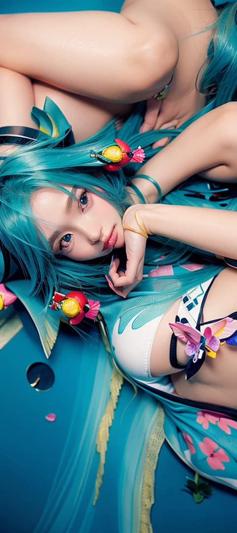 Beautiful,Second dimension painting style,avatar,Hatsune Miku,Top quality