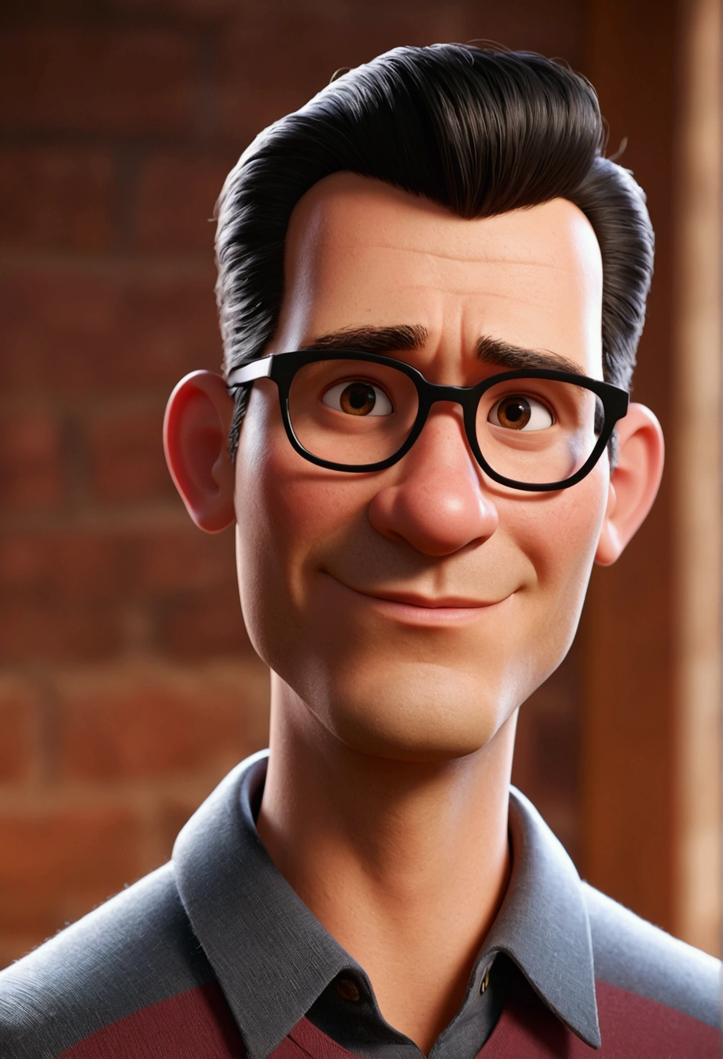 Cartoon character of a man , an animated character, stylized character, animation style rendering, 3d stylized, Arnold Maya rendering, Stylized 3D rendering, toon render screenshot, 3d character, 3d character, Stylized 3D rendering, 3D character rendering, cartoon character, Personagem de close up, character posing, (Pixar-style) (master part:1.2) (bokeh) (best qualityer) (skin detailed) (detailed texture) (8k) (Argilla) (cinematic lighting) (sharp focus,Sit down and lift your upper body