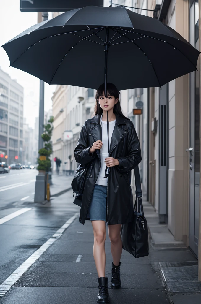 Super modern and realistic technological umbrella