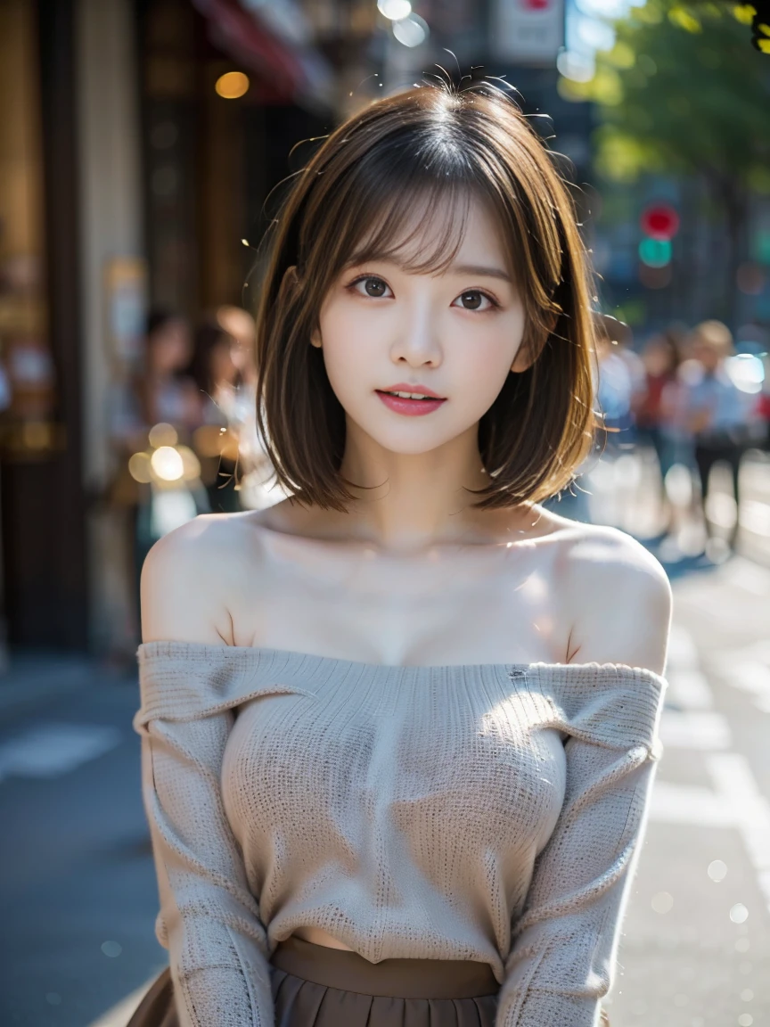 "Tabletop, Highest quality, figure, Super detailed, In detail, High resolution, 8k wallpaper, Perfect dynamic composition, 美しいFine grain, Tight dress, Medium Hair,Brown Hair Color ,Small breasts, Natural color lip, Random sexy poses,Random Situation,Slender body,Narrow Face,Ecstatic face,Feminine features,Similar faces'trying to get serious about sex(Sexy Face), (Tabletop:1.3), High resolution, Super detailedな, the Extremely Detailed CG Unity 8k wallpapers, Realistic, Photorealistic, RAW Photos, Beautifully detailed face, Pale skin, Realistic glowing skin, Detailed cloth texture, Detailed hair texture, Perfect body, Beautiful Face, Acura, Anatomically correct, Highly detailed face and skin texture, Natural neck length, (Beautiful Hands), (Fair skin:1.2), Thin legs, Thin legs,
break,
Fine grain, Symmetrical eyes, Light brown eyes, double eyelid, Thin eyebrows, (Glossy lips:1.4), ((Waiting for a kiss:1.2)), (blush:1.1),
break,
(上品でcute女の子:1.3), (She is wearing an elegant off-the-shoulder white long-sleeve blouse。。。。。.。), (Grey flared skirt:1.2),
Medium chest, (Slender body型:1.1), Toned Abs, Beautiful clavicle,
(Dark blonde hair, Wavy Hair, Long Hair:1.3), ((Asymmetrical bangs:1.2)), (Upper Body Shot:1.2), View Viewer, (From above:0.65),
Woot, ((Stand near me、Reach out in front:1.3)), (room), ((Home)),KPOP idol faces,cute"