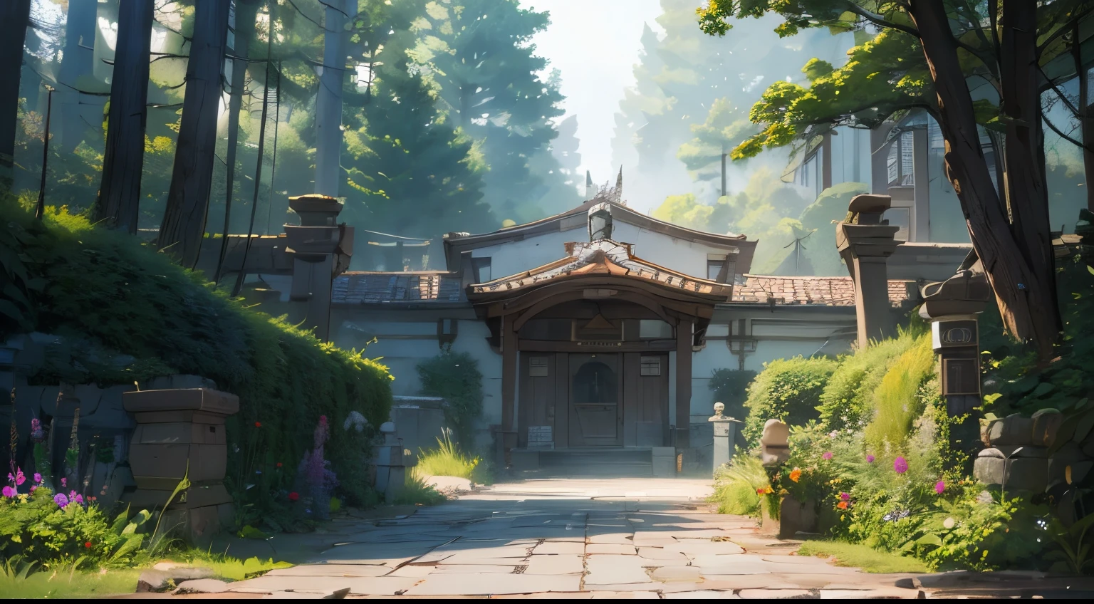 masterpiece, Highest quality, (Highly detailed CG Unity 8k wallpaper) (Highest quality), (Best illustrations), (Best Shadow) nature', blue sea,delicate leaver.々Light tracking of colorful petals falling into the air, Super detailed