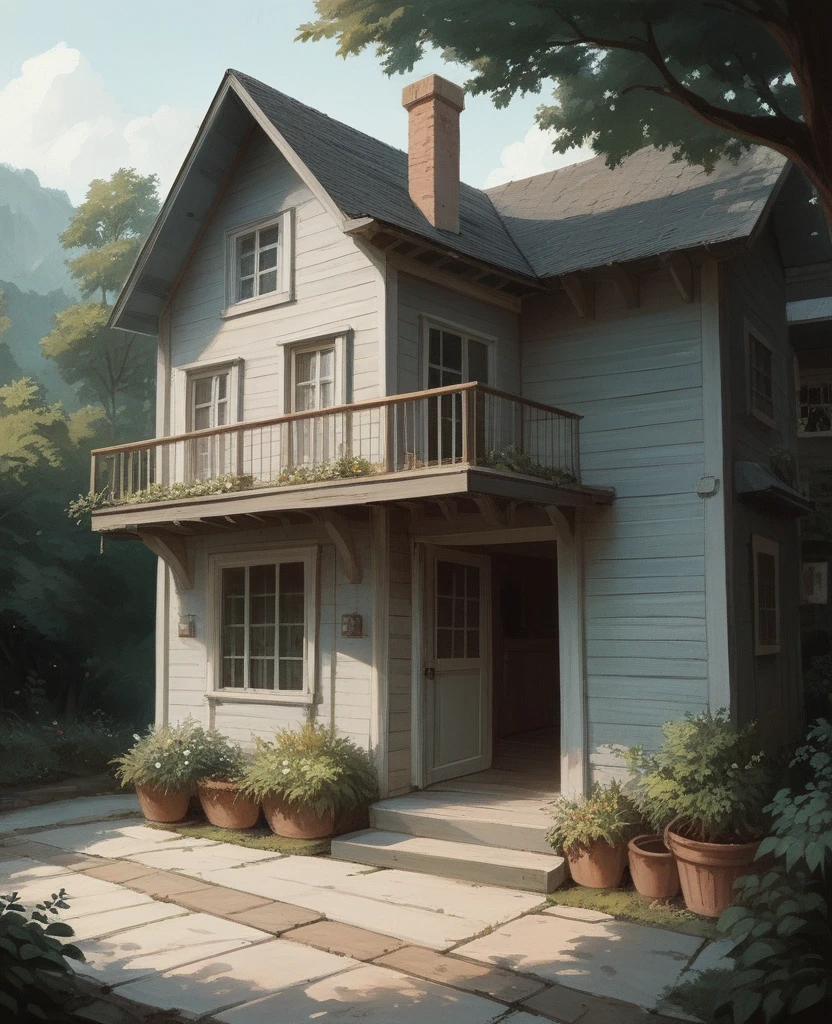 Generate a modern 3-floor house elevation for 20 by 50 house