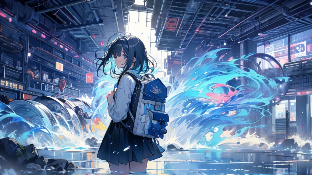 backpack water magic explosion