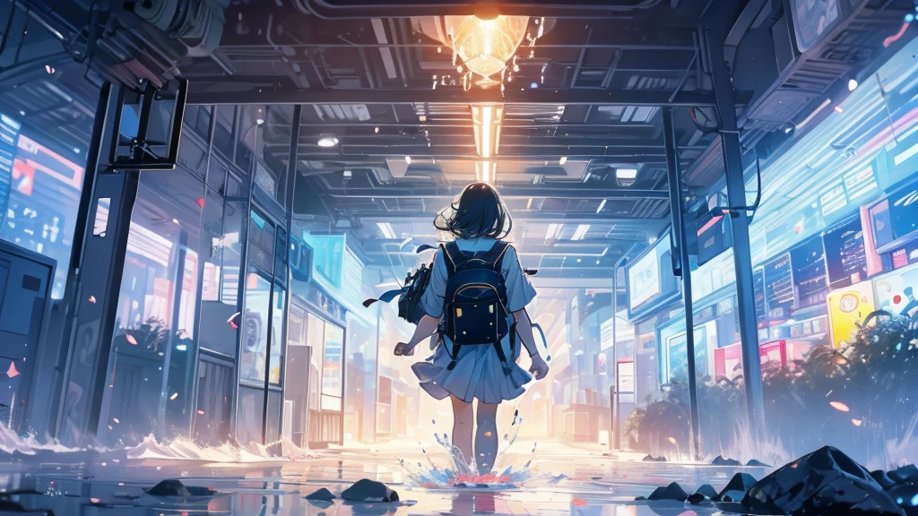 backpack water magic explosion