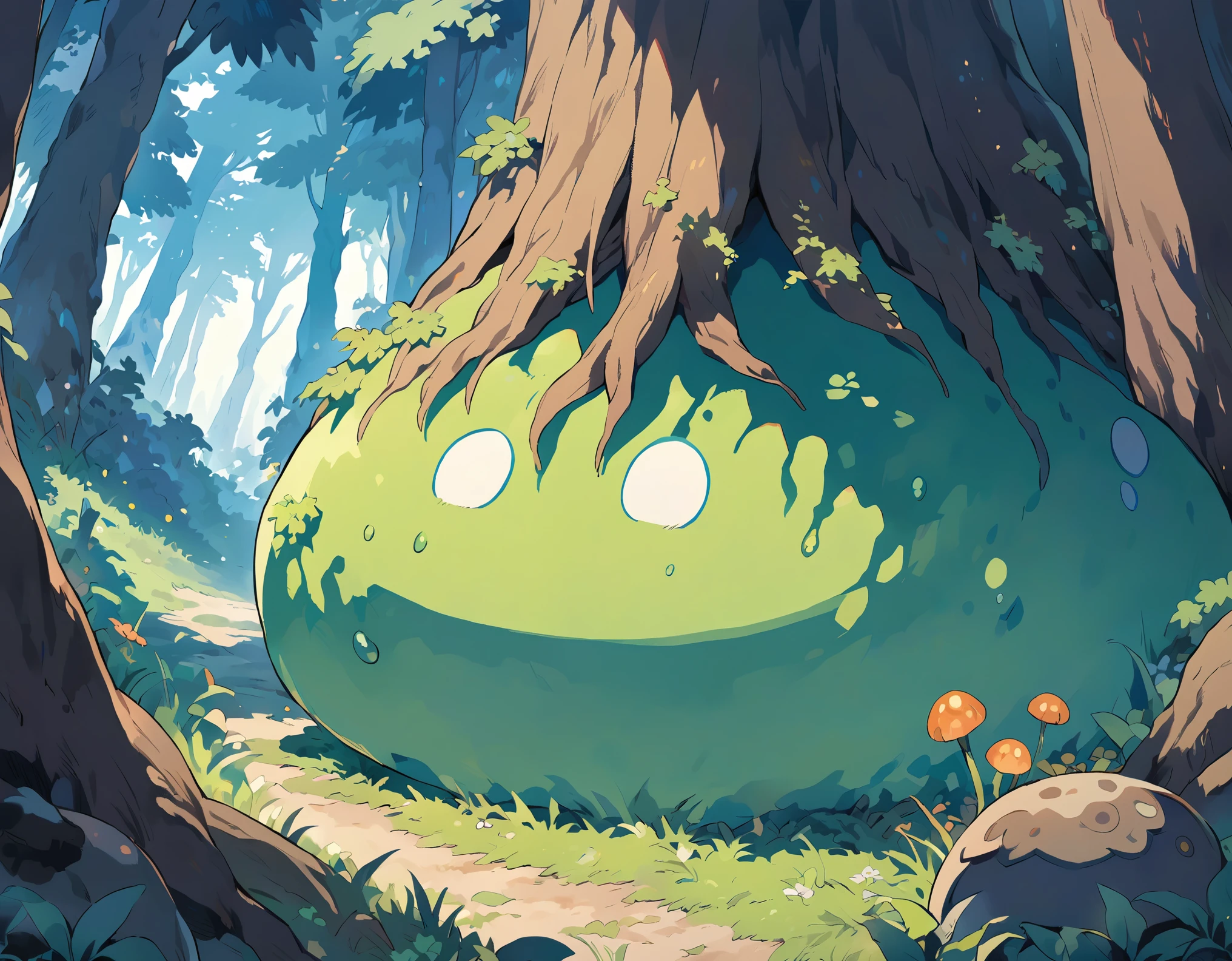 Ghibli, Nausicaa, Slime mold covering the forest