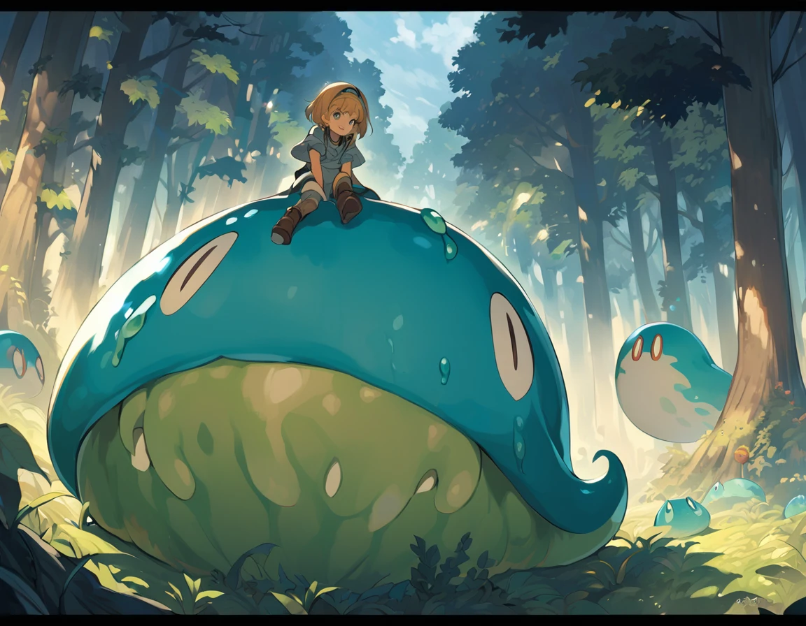 Ghibli, Rin々A beautiful woman, Nausicaa, A slimy slime mold covering the forest