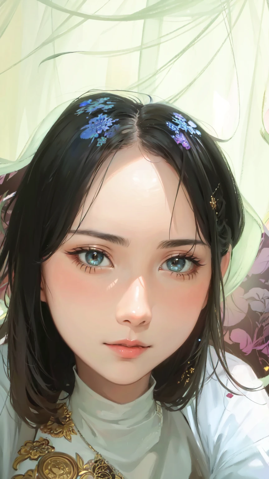 (masterpiece, top quality, best quality, official art, beautiful and aesthetic:1.2), (1girl), extreme detailed,(fractal art:1.3),colorful,highest detailed