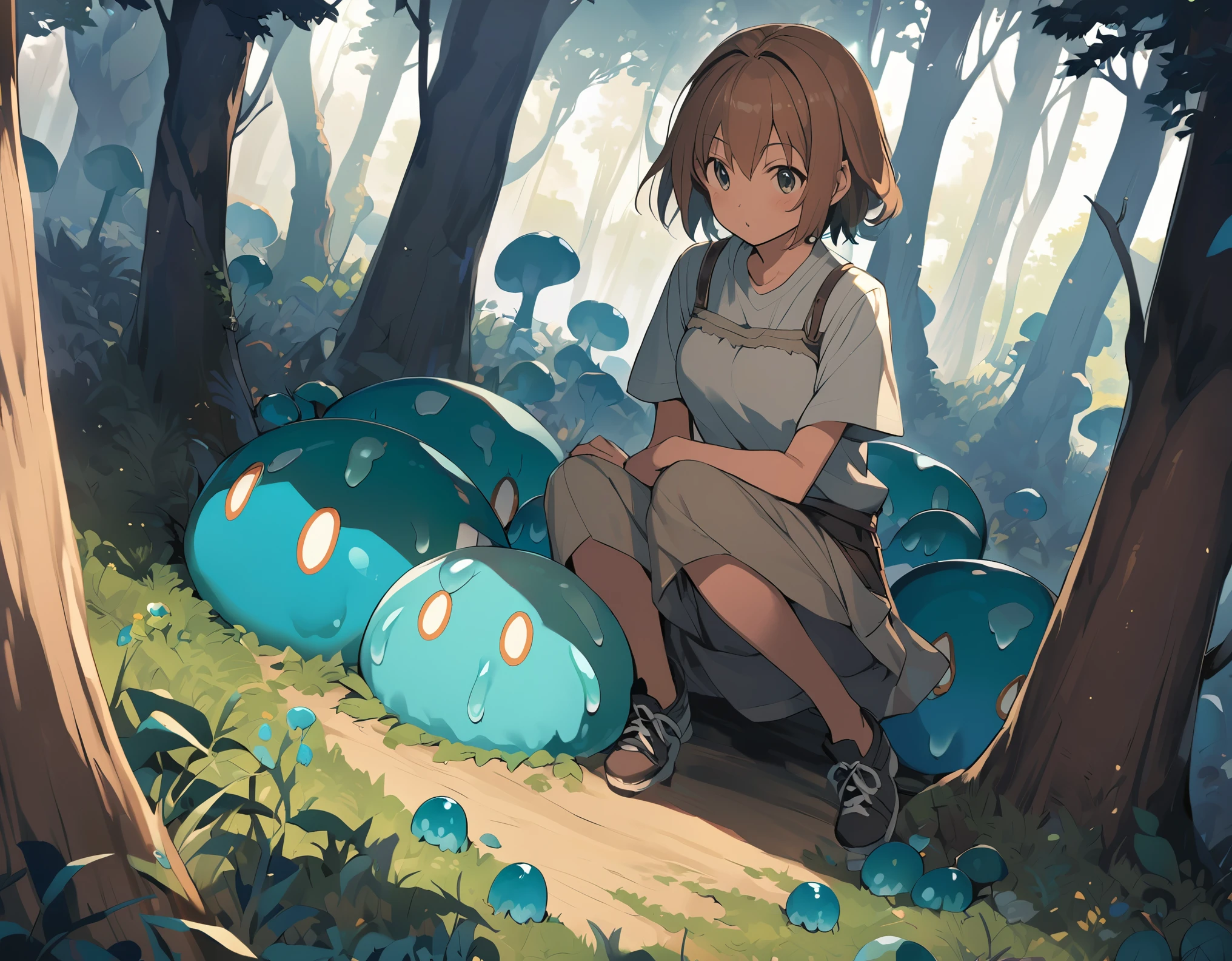 Ghibli, Rin々A beautiful woman, Nausicaa, A slimy slime mold covering the forest