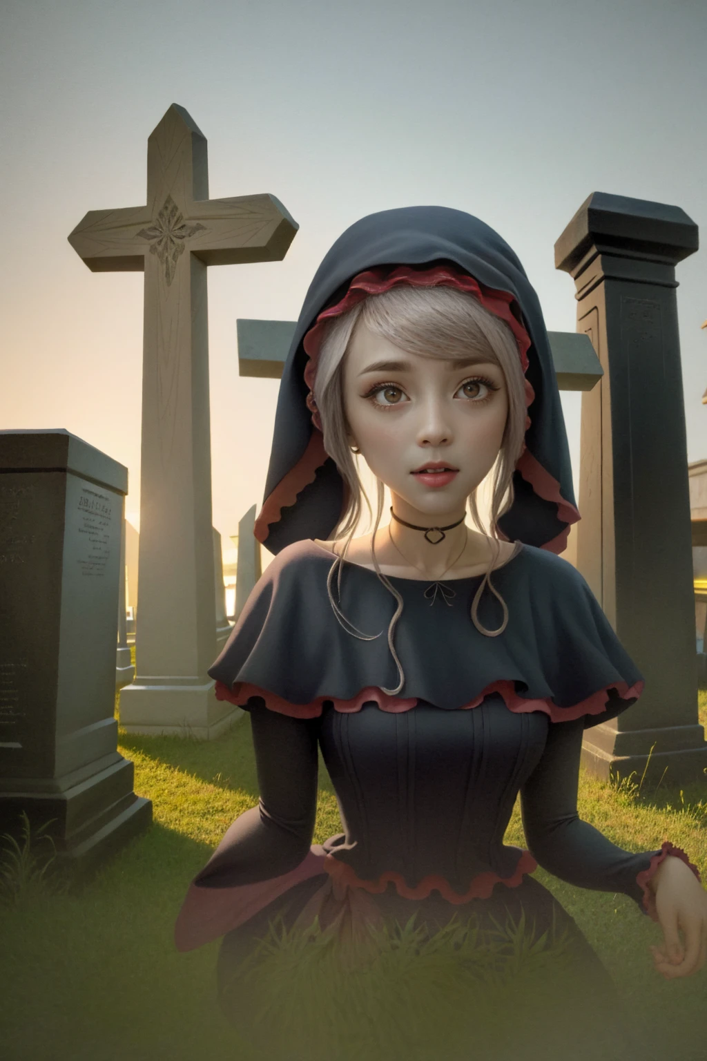 In the cemetery full of living dead