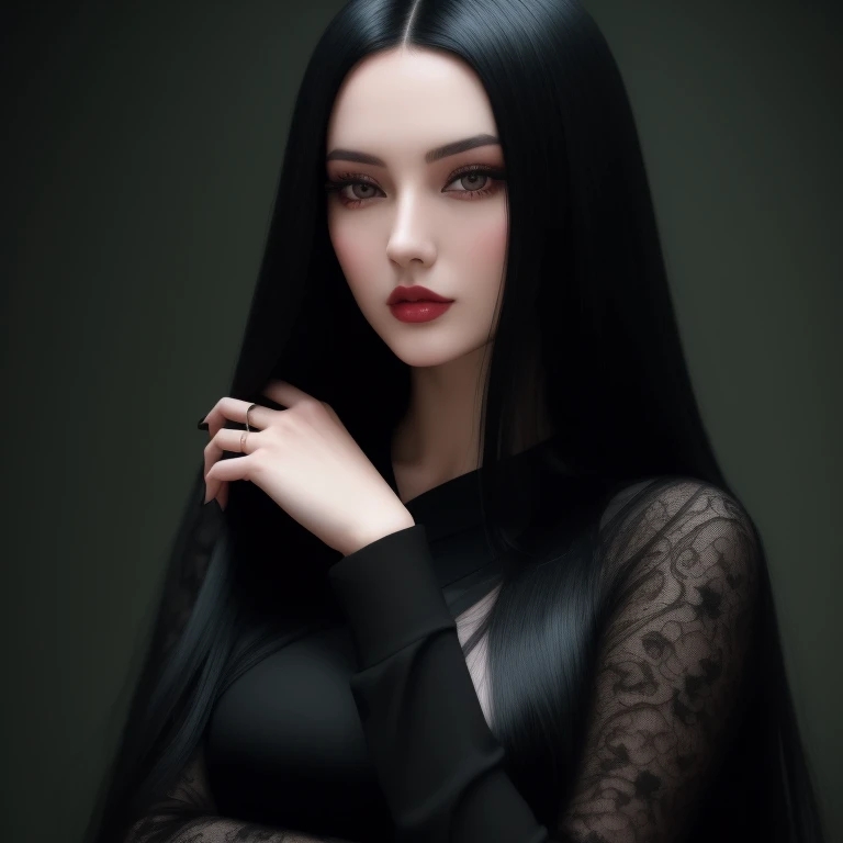 Araffe woman with long black hair posing for a photo, Angelawhite, olga buzova, Dasha Taran, hermosa poarch, Beautiful jade tailor, Amazing beauty, basia tran, Anna Nikolanova aka Newmilky, Style of Julia Razumova, Anastasia Ovchinnikova, Amazing beauty, Portrait shot