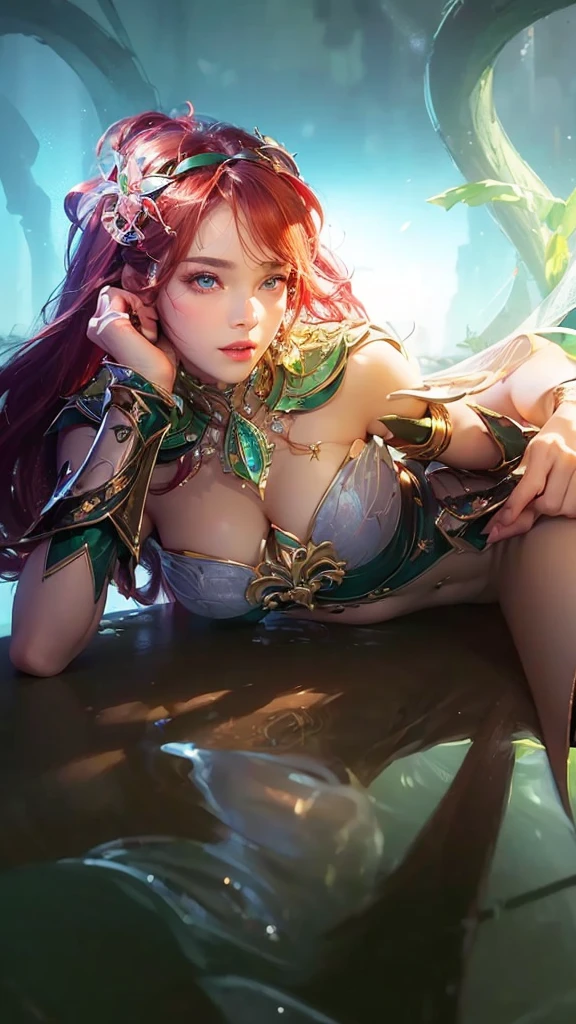 ((Best quality, 8k, Masterpiece :1.3)), upper bod y, Sharp focus: 1.2, Beautiful woman with perfe ct figure, Highly detailed facial and skin textur e, Detailed eyes, Double evelids, Interior view, f erpect lighting, Glowing skin, Beautiful lips ,symmetrical eyes