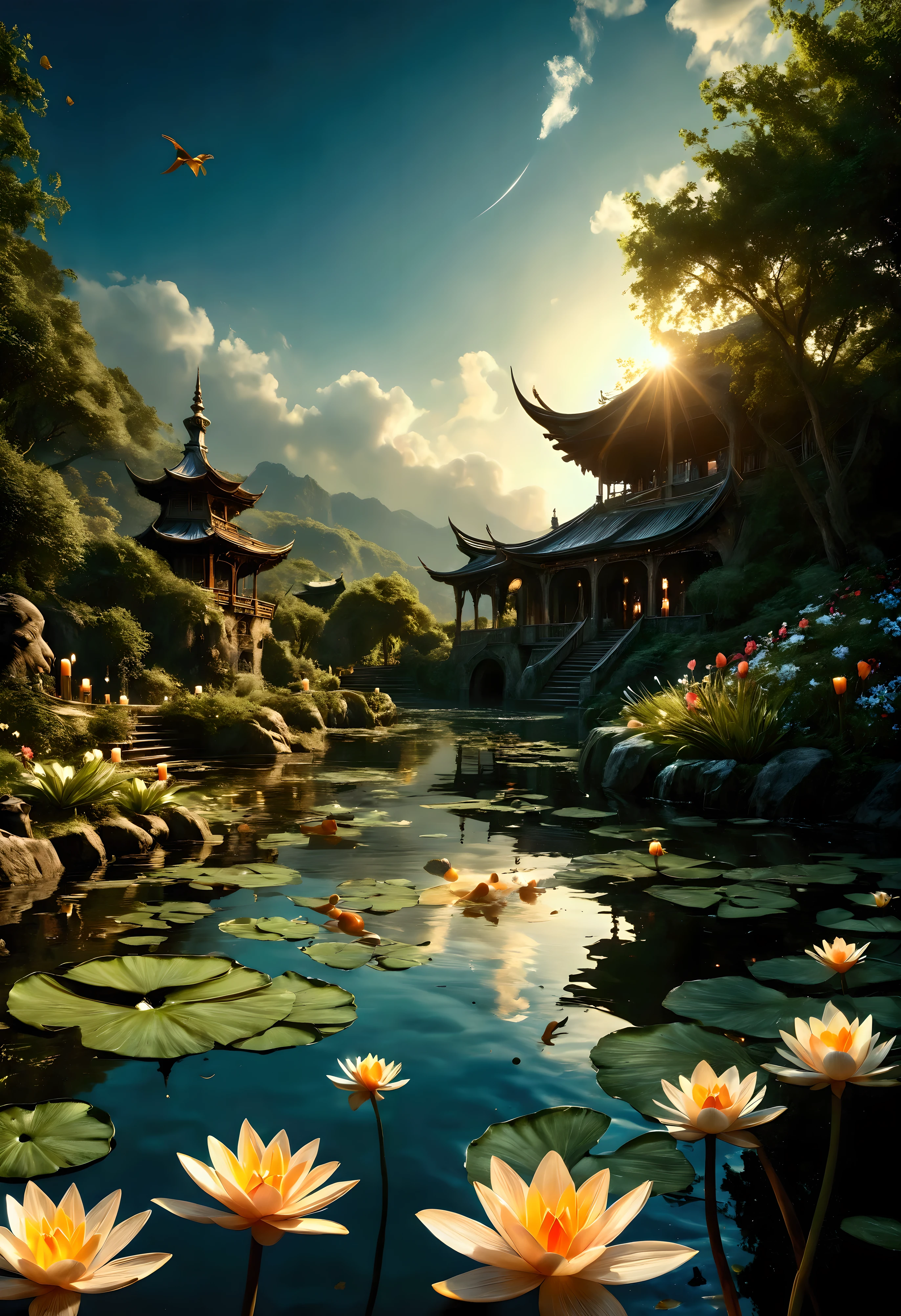 ((Masterpiece in maximum 16K resolution):1.6),((soft_color_photograpy:)1.5), ((Ultra-Detailed):1.4),((Movie-like still images and dynamic angles):1.3). | (Macro shot cinematic photo of beautiful female in pond of slimes), (Beautiful Female), (pond of slimes), (focus on the pond of slimes), (macro lens), (exotic antiques), (Dark Candles), (luminous object), (Mysterious atmosphere), (shimmer), (aesthetic  room accesories), (visual experience),(Realism), (Realistic),award-winning graphics, dark shot, film grain, extremely detailed, Digital Art, rtx, Unreal Engine, scene concept anti glare effect, All captured with sharp focus. | Rendered in ultra-high definition with UHD and retina quality, this masterpiece ensures anatomical correctness and textured skin with super detail. With a focus on high quality and accuracy, this award-winning portrayal captures every nuance in stunning 16k resolution, immersing viewers in its lifelike depiction. | ((perfect_composition, perfect_design, perfect_layout, perfect_detail, ultra_detailed)), ((enhance_all, fix_everything)), More Detail, Enhance.
