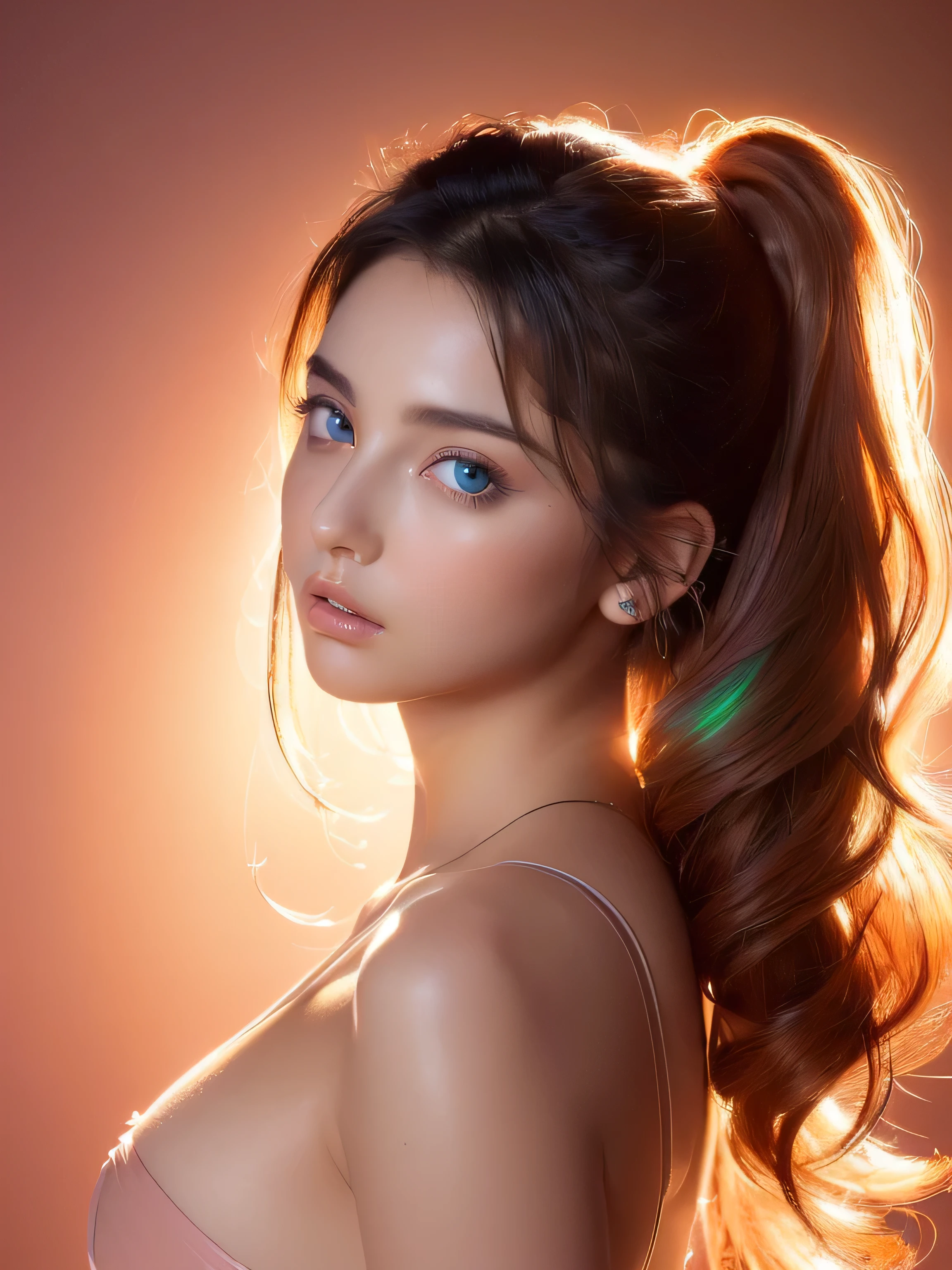 128k female models, Huge breasts, eyes, ((random twintail style)), High resolution, Upper body, No background, Studio Lightning, ((8k,UHD,(photorealistA luminous silhouette of a serene woman bathed in soft pink bioluminescence emerges from an intricate copper-toned backdrop, blending seamlessly into the surrounding darkness. The scene is shrouded in mystery, with luminescent highlights adding depth and texture to her ethereal form. In high-resolution detail (32K), precise brushstrokes evoke a surreal digital painting, replete with realistic textures, accurate color correction, and harmonious composition.A stunning 8K wallpaper! Here's your prompt: Vibrant Australian girl with multicoloured hair stands tall in a dynamic pose against a mesmerizing backdrop of colourful paint splashes on transparent glass. Her raw, hand-drawn style illustration features intricate details and subtle glow on her beautiful face and eyes. Against the caustic lighting, she radiates confidence and energy, set amidst a seamless 8K RAW background. light natural tones , pencil drawing , watercolor drawing, portrait of a woman with long curly hair and white shirt, detailed eyes, beautiful , highly detailed, soft color tones, soft lighting, detailed lines, sharp, realistic, brush strokes, light hints of paint dripsHinata, a breathtaking beauty with striking features, poses confidently in soft, golden lighting that highlights her white eyes and frames her black hair in a gentle glow. Crisp dimension showcases the intricate texture of her long locks and delicate curves of her transparent bodysuit. She stands out against a blurred studio backdrop, piercing blue eyes locking onto the viewer with direct intensity. Her luscious locks are tied up in an intricate updo hairstyle, showcasing her flawless complexion. Mega tits studio lighting casts a flattering glow on her chiseled features and statuesque figure, highlighting every curve of her flawless body. The overall effect is sultry and seductive.