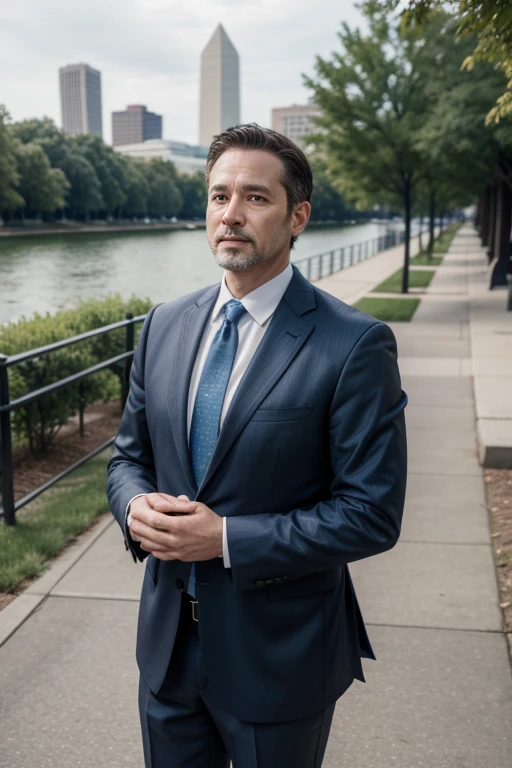 45 year old man in business clothes in washington dc