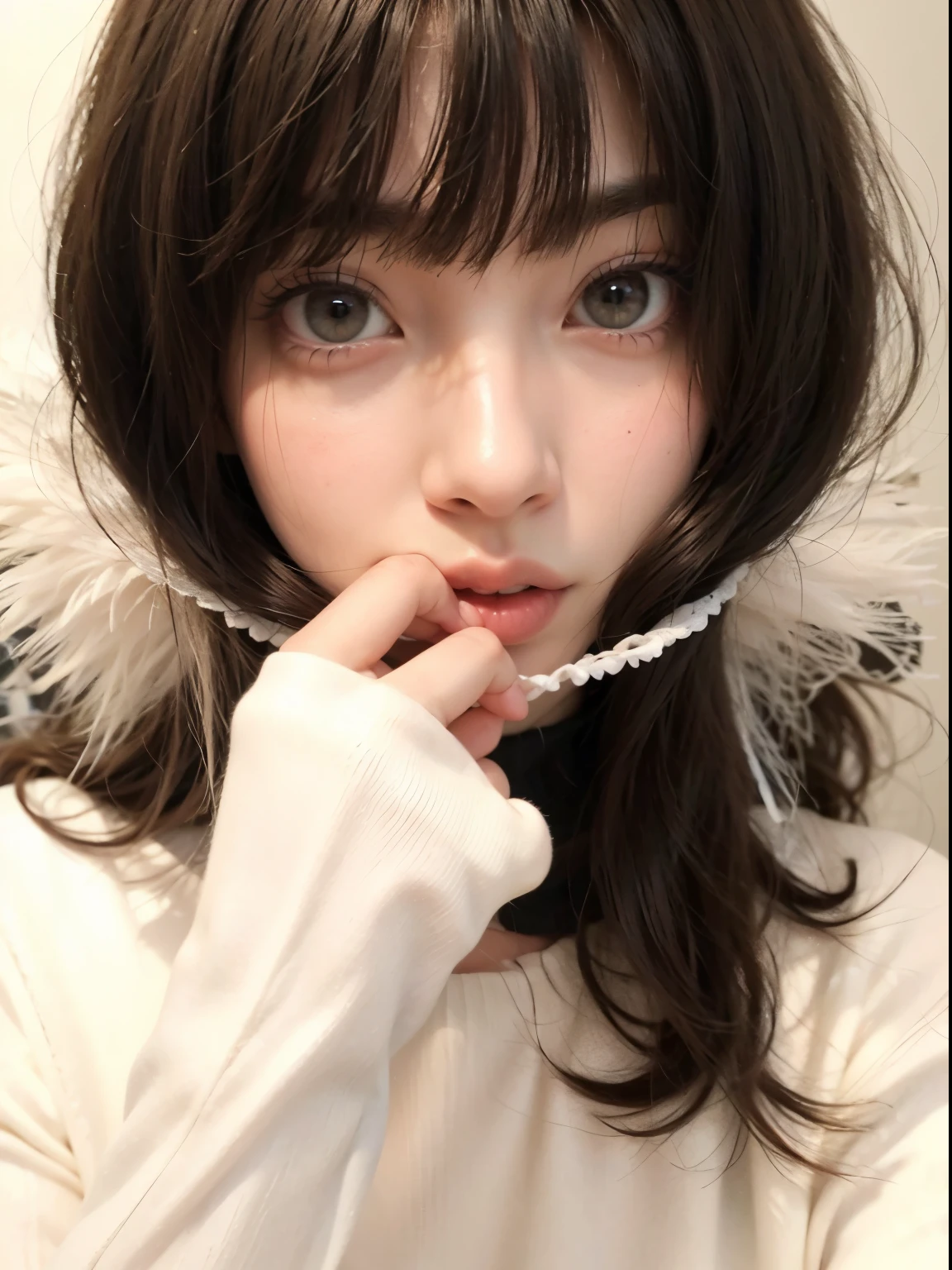 (Best Quality,4k,8k,High resolution,masterpiece:1.2),ultra detailed,(realist,photorealist,fotorrealista:1.37),beautiful detailed face, fascinating eyes, delicious lips, Flawless complexion, awesome makeup, long eyelashes, perfect eyebrows, bright smile, elegant hairstyle, elegant fashion style, safe pose, fashion accessories, Vibrant background, professional studio lighting, bokeh effect, Color palette, dynamic composition