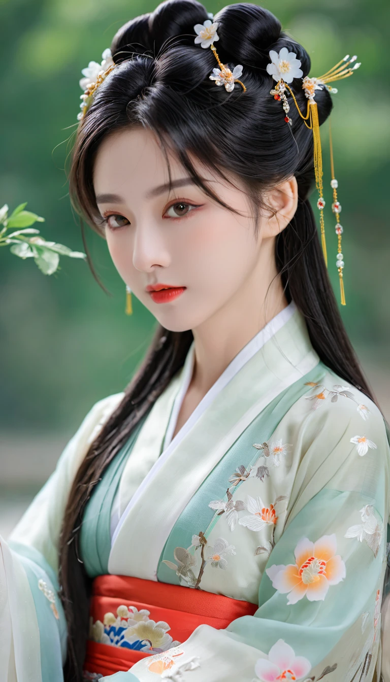 Best quality,masterpiece,Real photography,Official Art,Perfect girl,Professional photography,Photographic pose,Hanfu