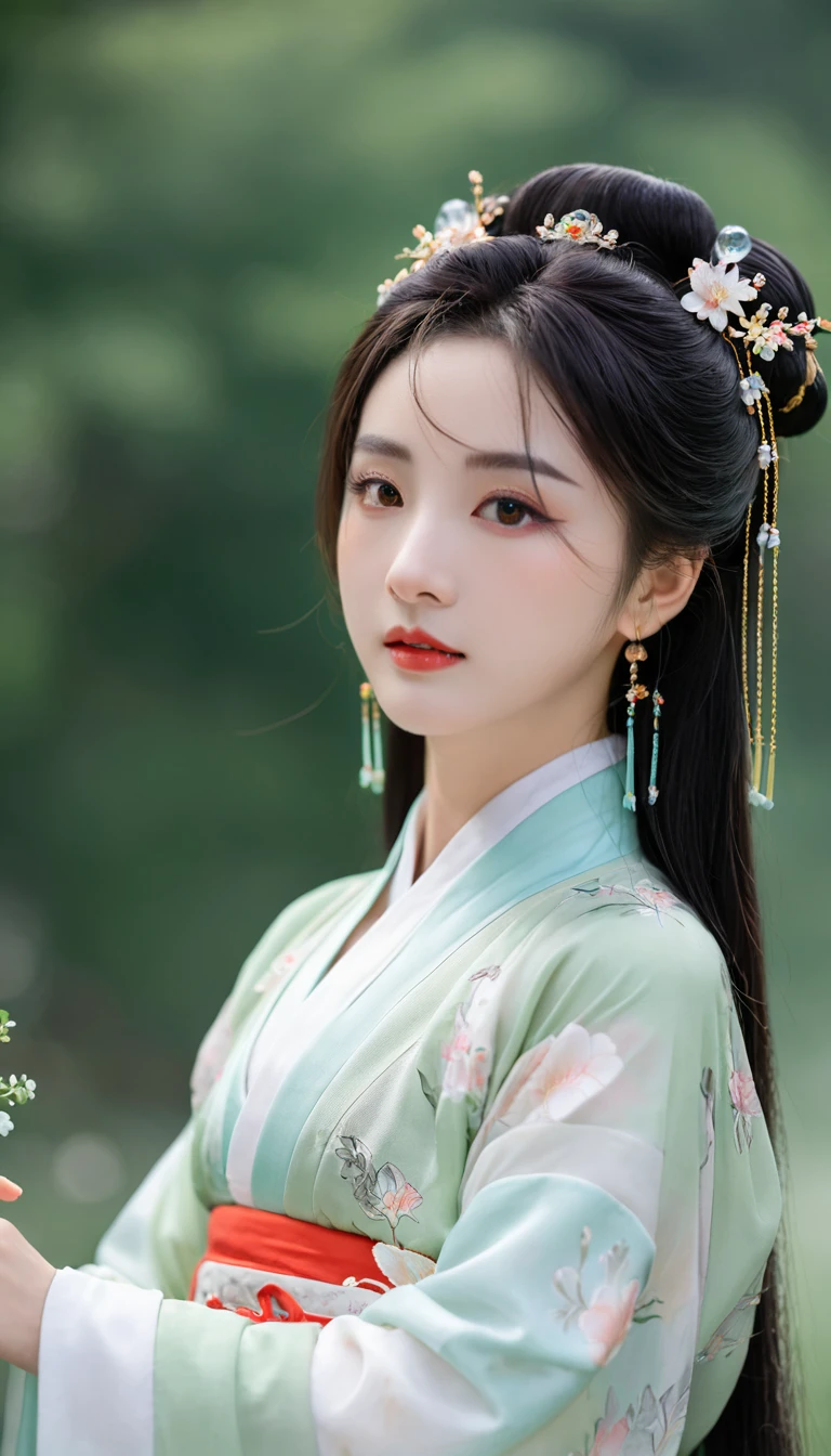 Best quality,masterpiece,Real photography,Official Art,Perfect girl,Professional photography,Photographic pose,Hanfu