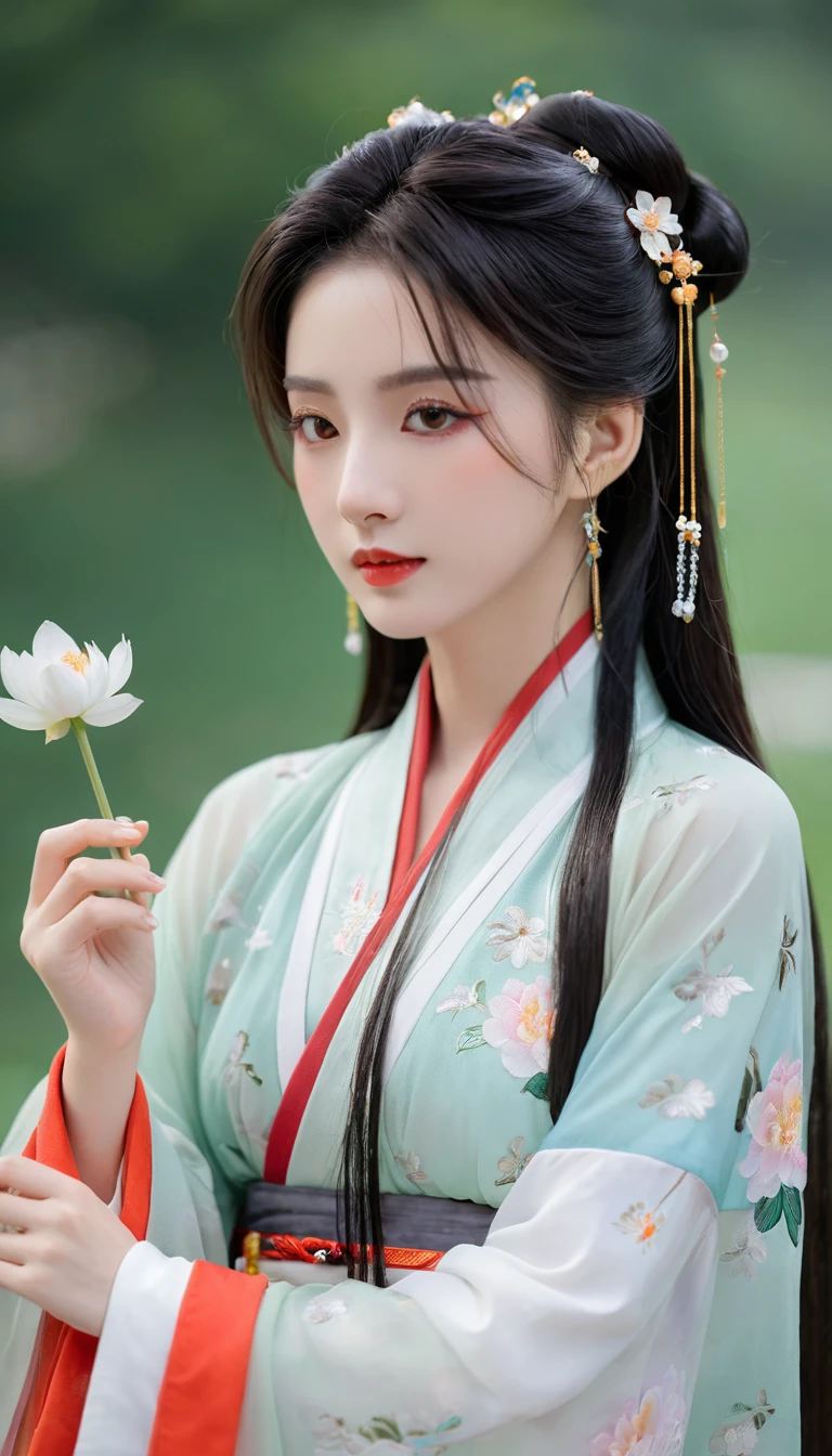Best quality,masterpiece,Real photography,Official Art,Perfect girl,Professional photography,Photographic pose,Hanfu