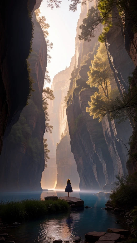 1girl, (designed by Amy Judd:0.7) and (Joachim Patinir:0.7) , awardwinning Cinematic still, Cosy, fairy tale, hip level shot of a ("The creation of the world":1.3) , it is very [Fiery|Varied] and 1920'S, from inside of a [Superficial|Lace] Zion National Park, dense hillside and city street, Smoky Conditions, Bokeh, Fearful, Health Goth Art, side light, F/2.8, four colors, fairy tale, Dota style, 4K, extremely hyper aesthetic
