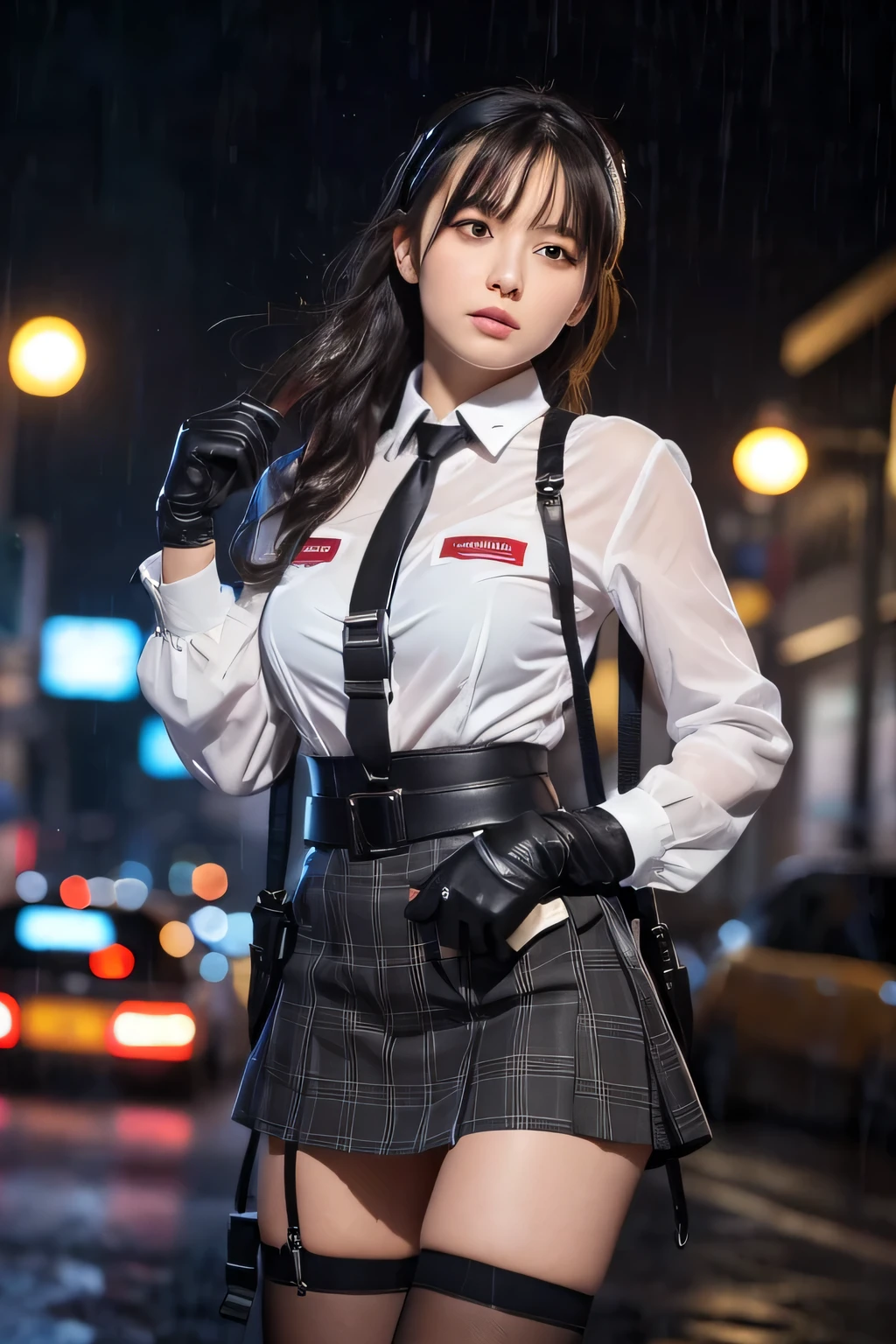 1 female, , high quality, masterpiece, Ultra-high resolution, , Cinema Lighting, , , 1 female, , high quality, masterpiece, Ultra-high resolution, , Cinema Lighting, , , And the suspenders with the cranes flying Moderate breasts Large Breasts Small face holster Lying in bed Looking up Sweat belt buzzer 脇Sweat Black Hole Gloves suit garterbelt Leg Links Belt on trousers holster Hands behind your back Anxious expression Looking up Anxious face Knee-high Knee socks Knee-highソックス garterbelt garter Garterbelt on thighs Checkered mini skirt Necktie Headband ribbon Panty shot Skirt gap Armament Handgun handcuffs Cable ties Leg holster holster Hands behind your back Anxious expression Looking up Anxious face, legs apart Armament Cable ties Leg holster holster See-through clothing heavy rain Getting wet in the rain