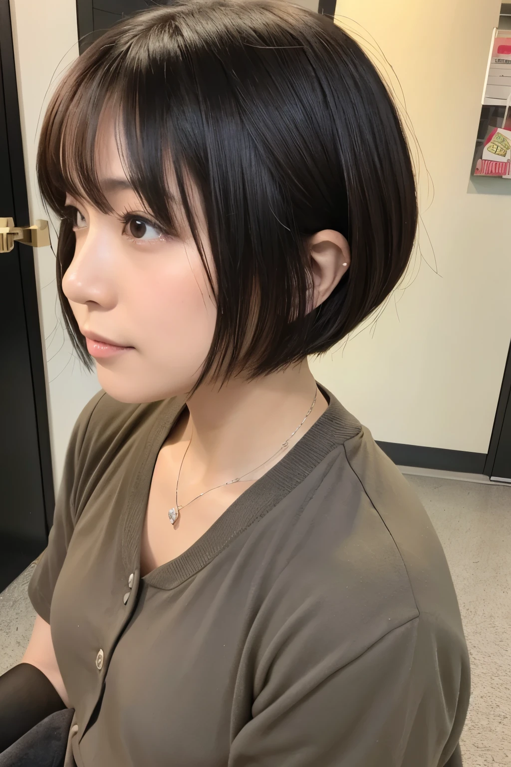 Short bob woman Japanese
