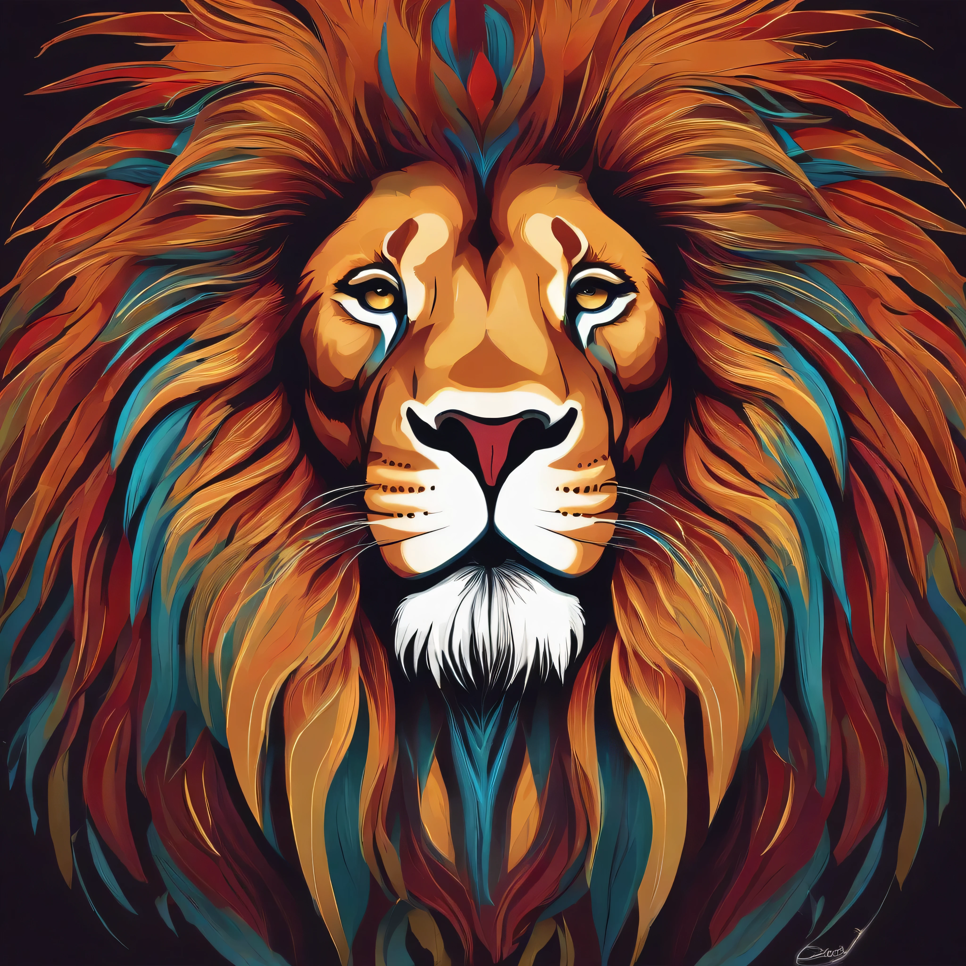 Wrathful lion 